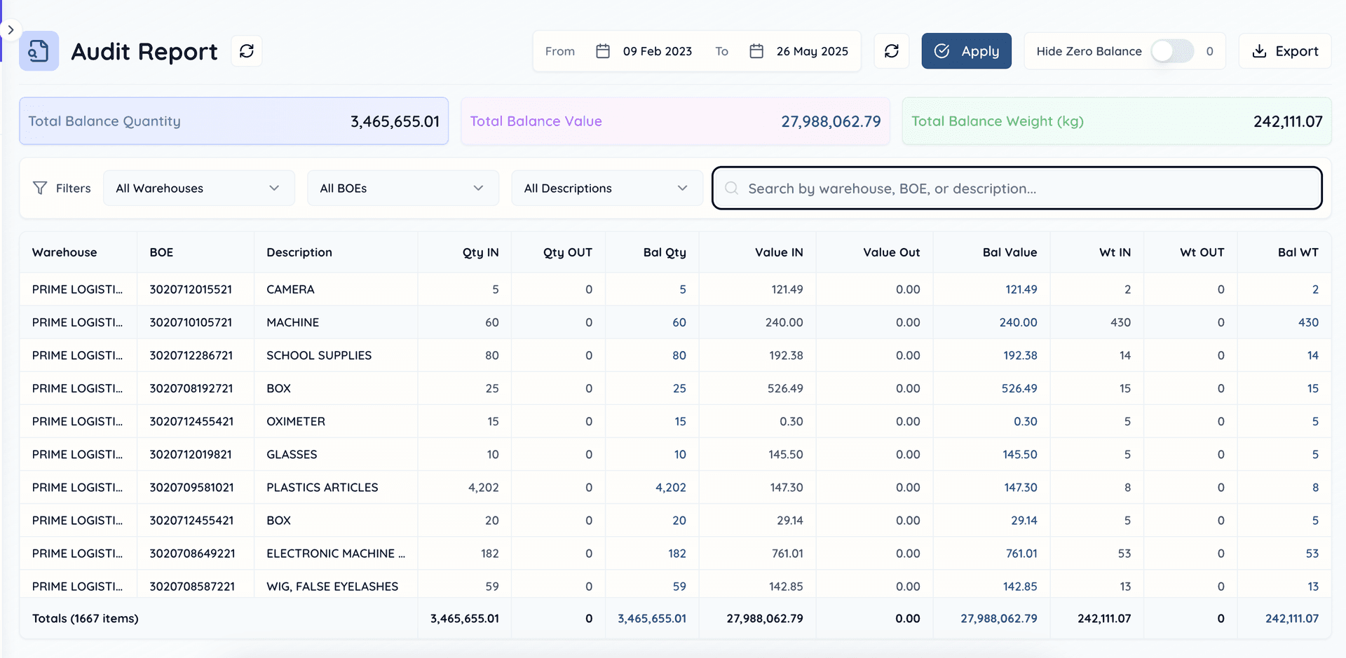 Advanced Reports